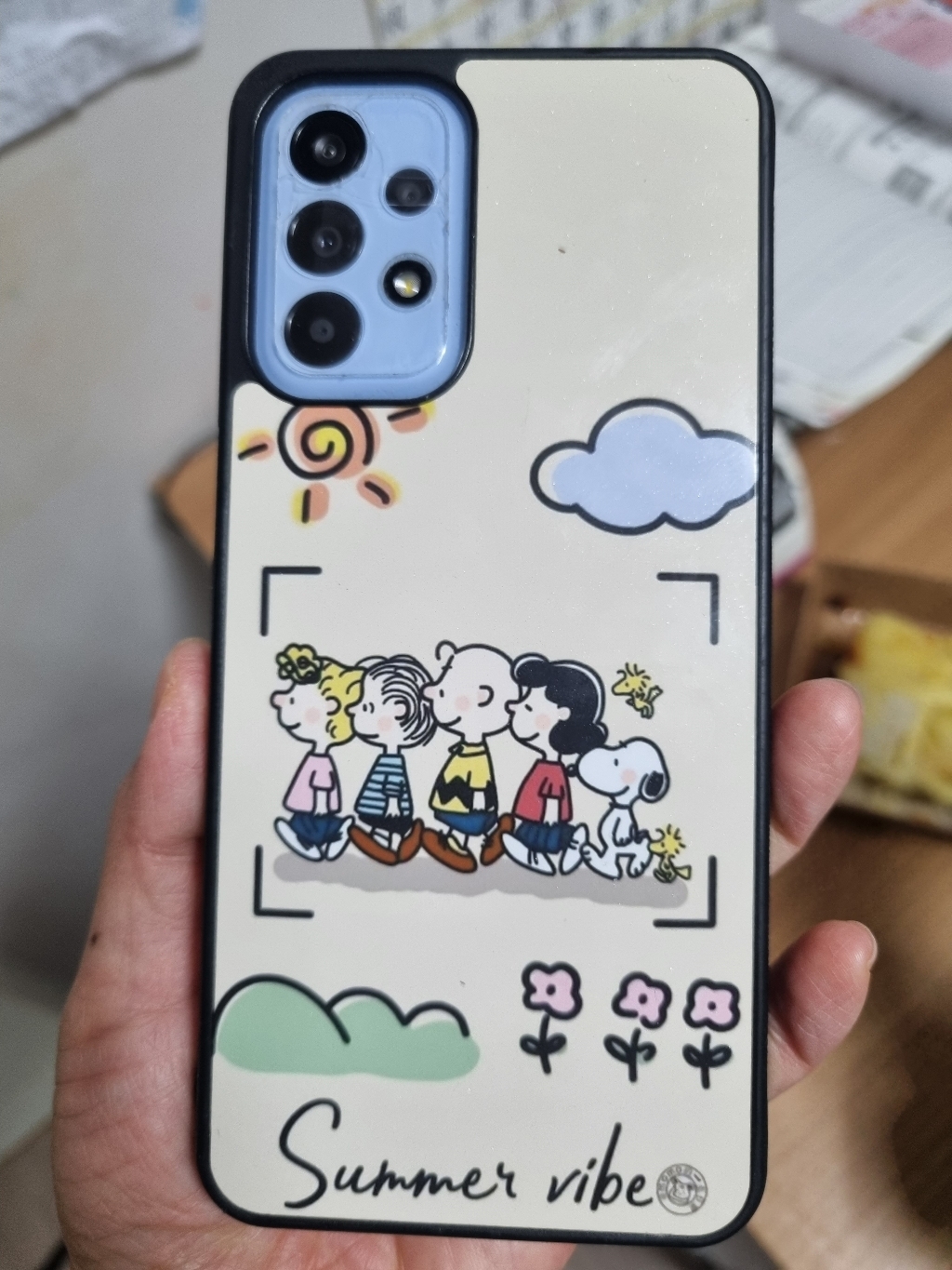 폰킹덤 YEOW FRIEND WHITE 스누피 찰리브라운 휴대폰 범퍼 케이스