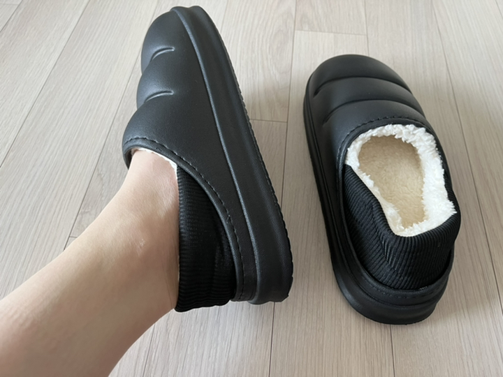 우드피카 따듯한 방한 털 슬리퍼 4컬러