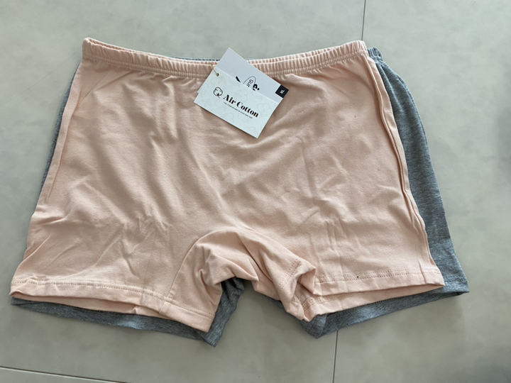 마른파이브 여성용 면 네모팬티 3종