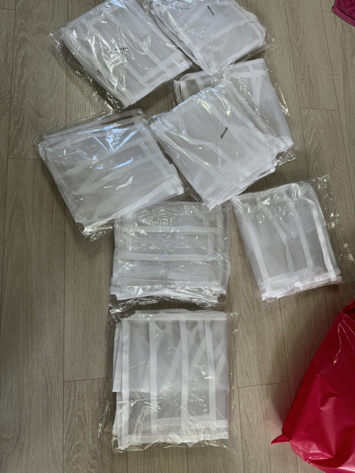 디오셀 망사 통풍 옷 정리함