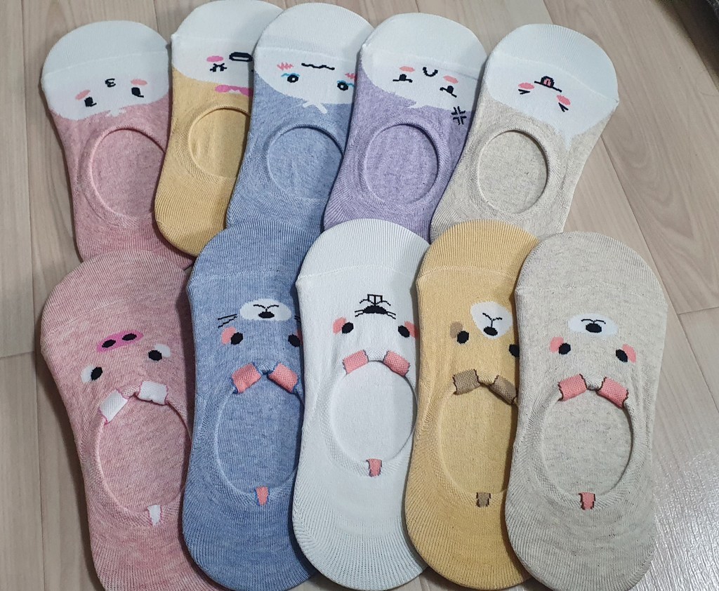 발장난 양말 여성 모찌 페이크삭스 10켤레 실리콘덧신
