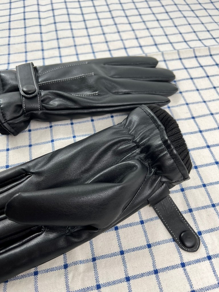 스타일몬 스마트 터치 기모 가죽 장갑