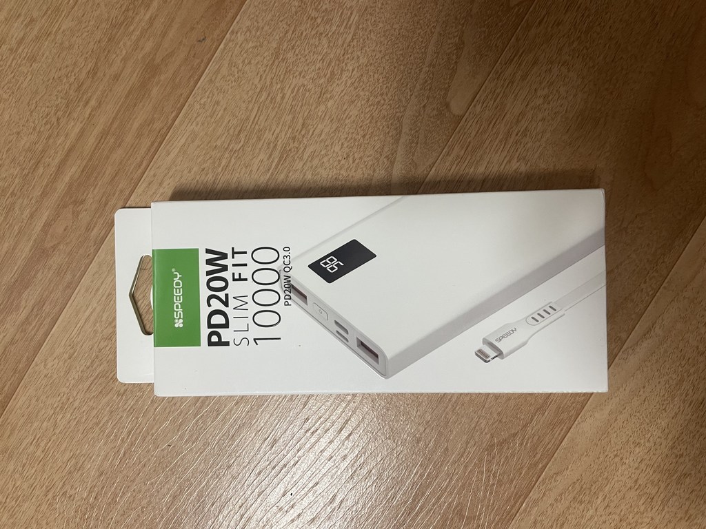 SEEDY 슬림핏 D 20W 고속충전 보조배터리 Ah 멀티단자 20W 8핀 케이블
