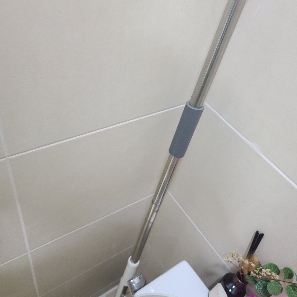 디오셀 무타공 접착식 청소도구 걸이