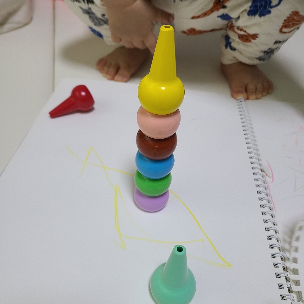 동아 노랑병아리 베이비칼라 크레용 리뷰 후기
