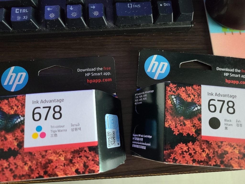 H 678 잉크 검정 컬러 H3545 H4645 H2545 H3540