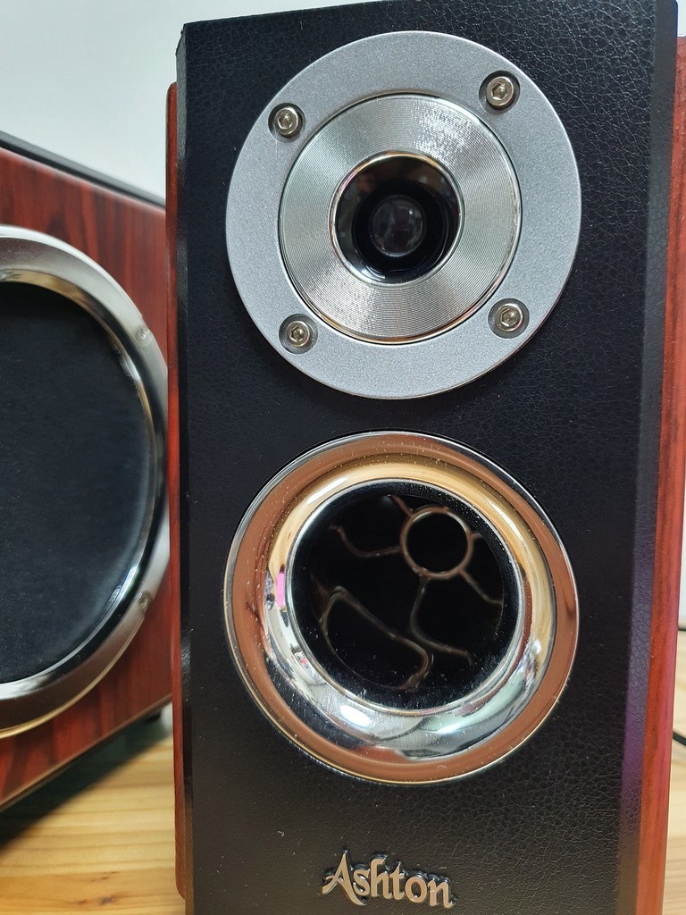 ASHTON AT-1000 WOOD 스피커 컴퓨터스피커 TV스피커 이어폰단자