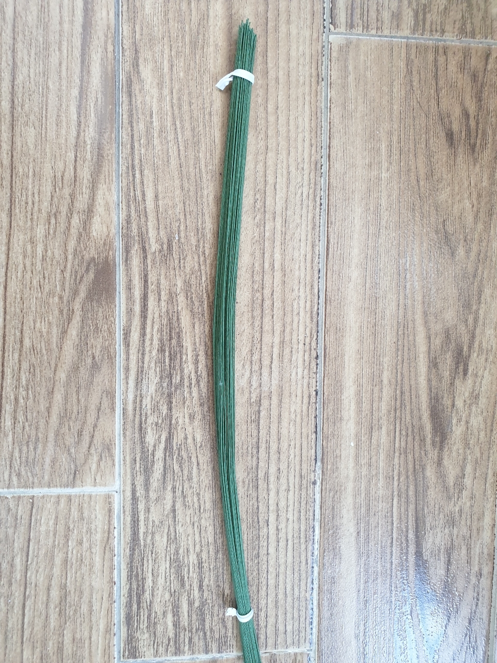 지철사 꽃철사 길이 27번 녹색 0 100개