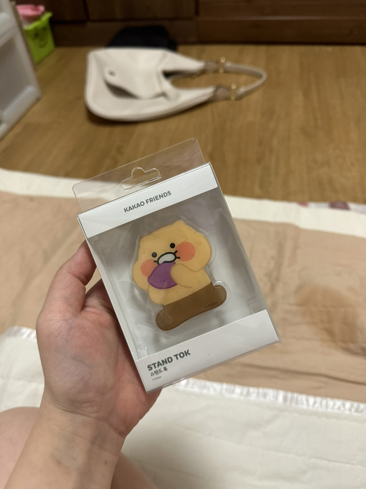 카카오프렌즈 춘식이 스탠다드 캐릭터 에폭시 그립 톡 스마트톡 핸드폰 거치대