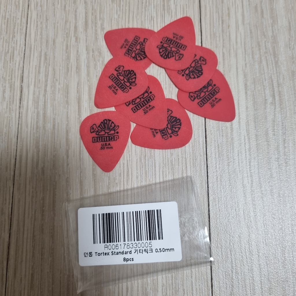 던롭 Tortex Standard 기타픽크 0