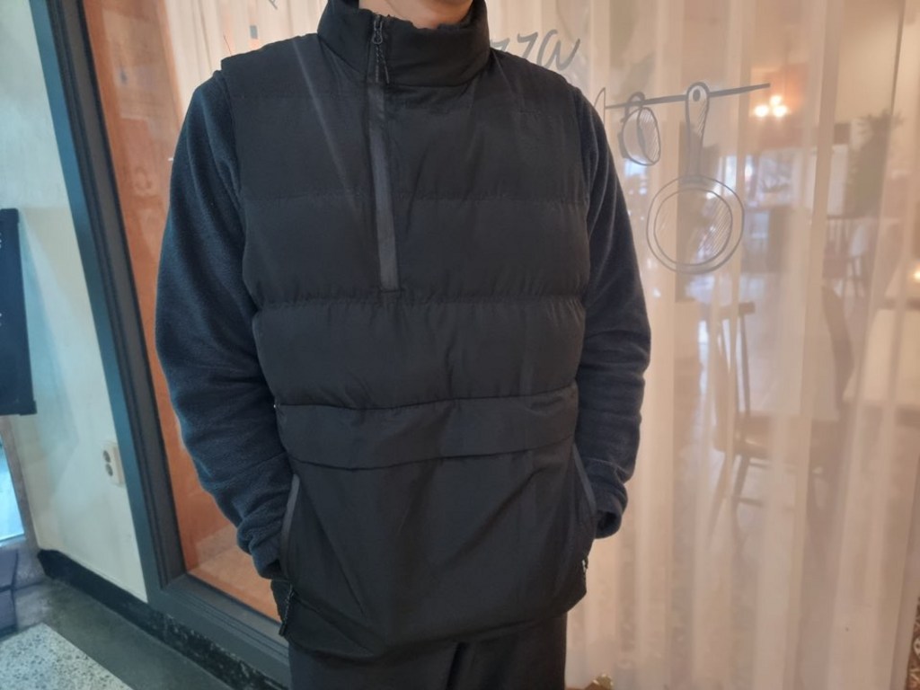 콘피아르 하이테크 웰론 아노락 패딩조끼 TC3525W
