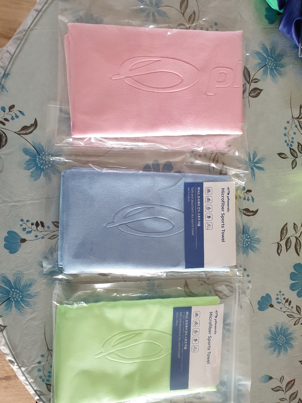 피닉스 초극세사 건식 스포츠 타올 3종 SET