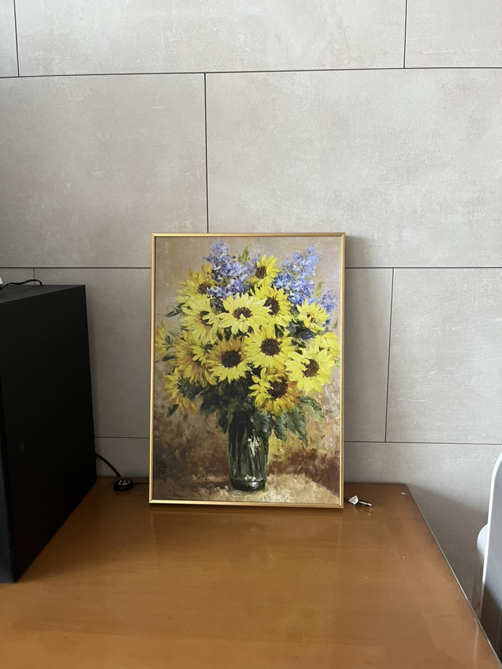 KNH 황금빛 해바라기 재물운 해바리기그림 화병의 해바라기SUN0004