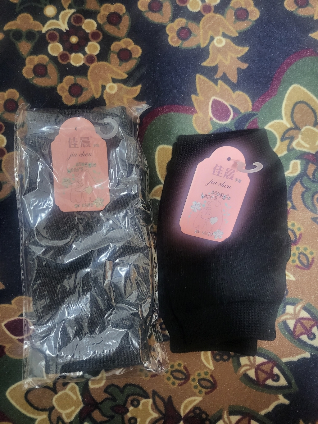 따뜻한 포비엘라 여성 손토시 2종세트 핸드워머