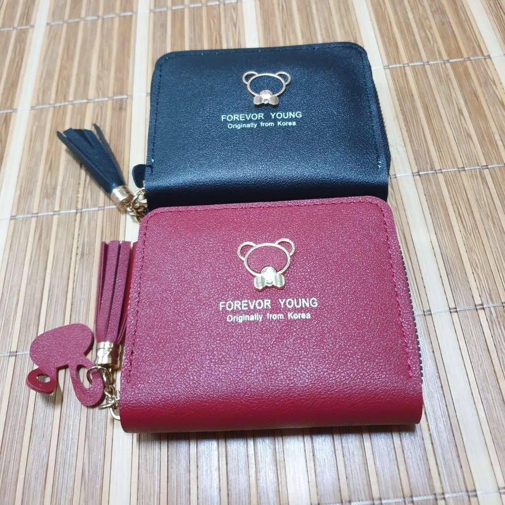 소프트홀릭 학생 반지갑 곰돌이 2종