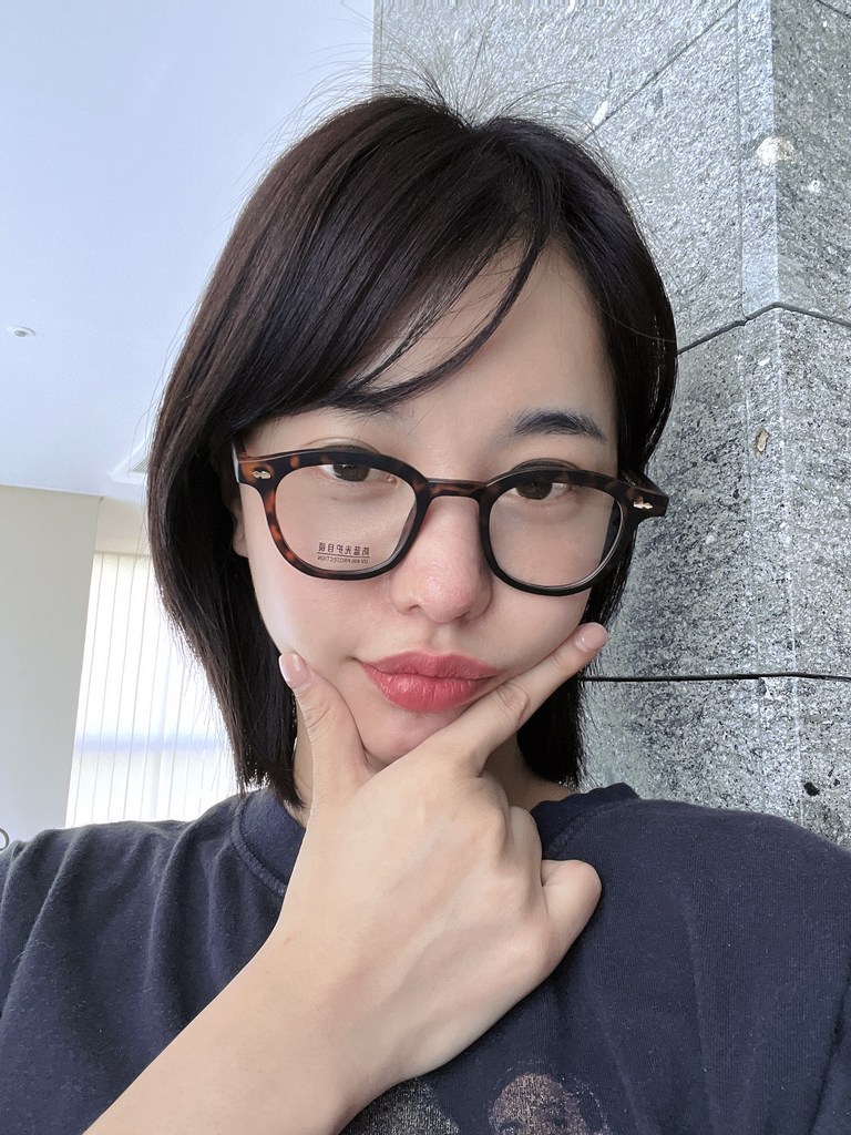 OU 블루라이트 차단 뿔테 무광 B031 리뷰 후기