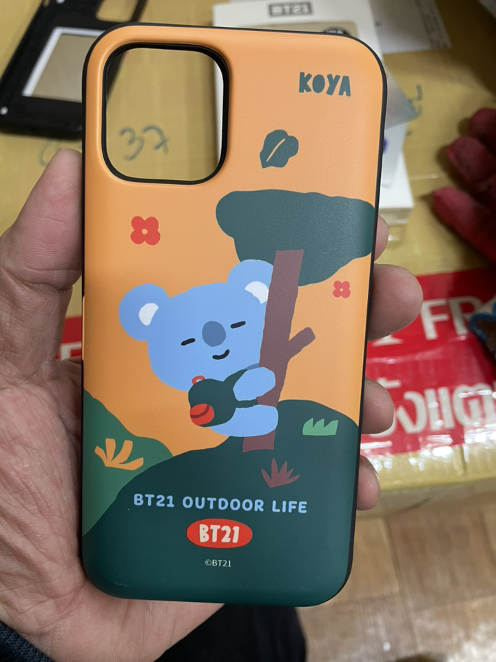 BT21 그린 플래닛 자석카드 휴대폰 케이스