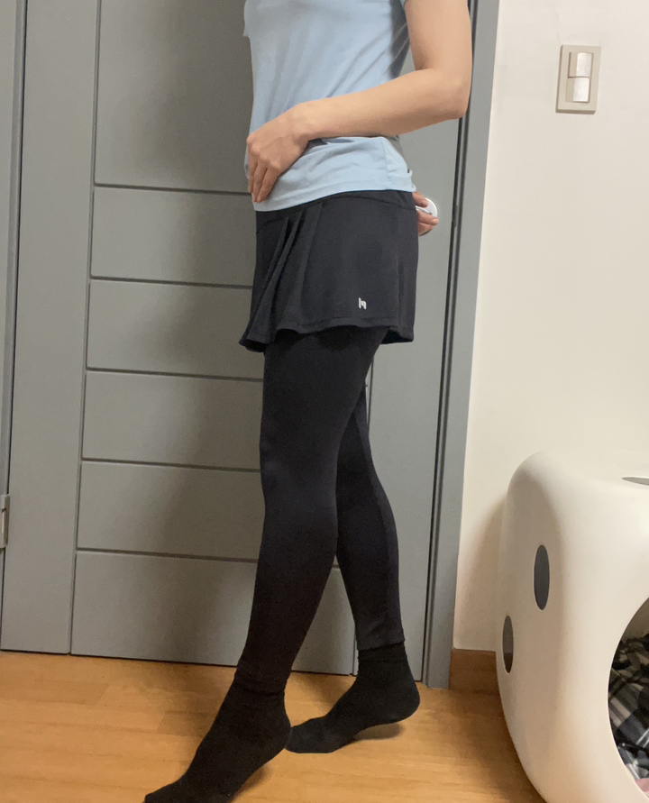 메르아 겨울 시그니처 플리츠 치마레깅스