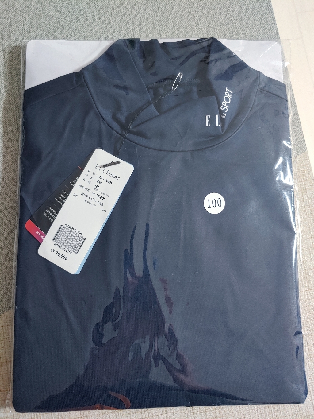 EE 스타일 히트 폴라 티셔츠 목폴라 히트폴라 엘르목폴라 골프티셔츠 골프 E75401