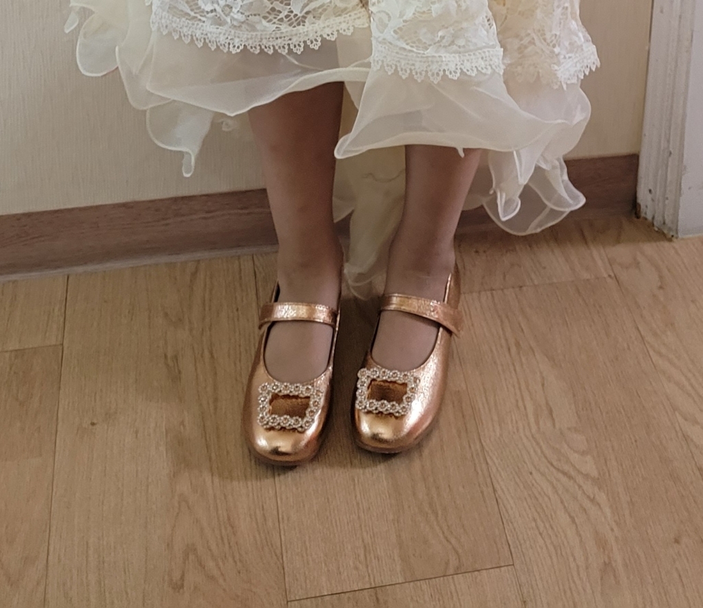 빔보빔바 여아용 보석블링힐 구두
