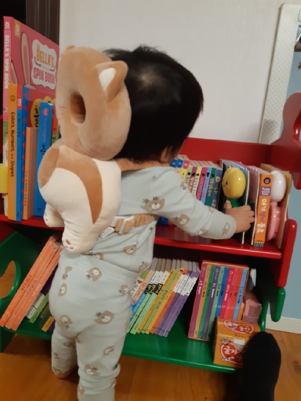 코기쿵 아기 머리보대 유아 머리쿵 쿠션 헬멧 200일선물