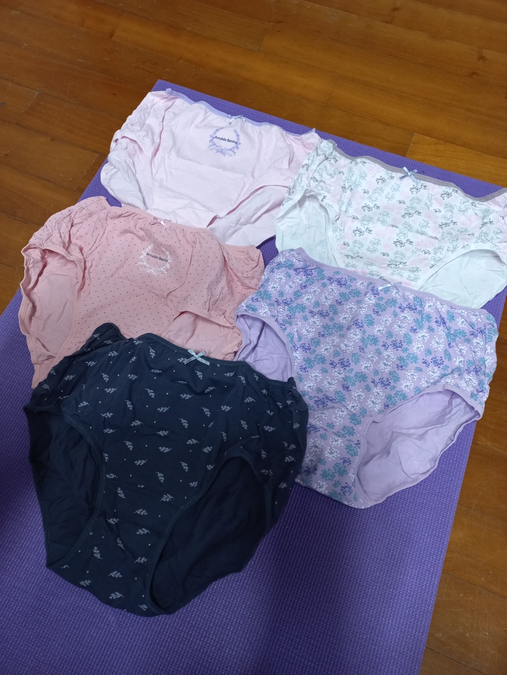아날도바시니 여성용 심플라인 면스판 맥시 삼각팬티 5종