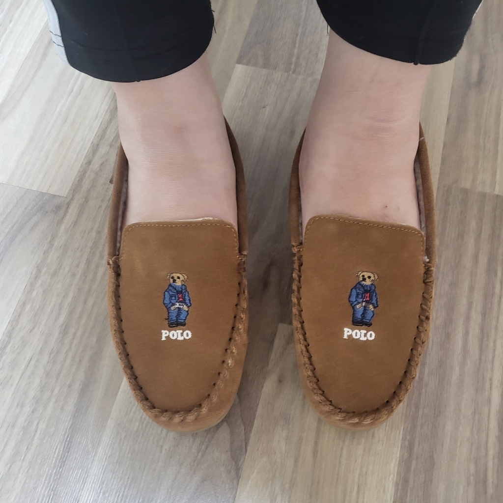 ooRahauren 여성용 COINS BEAR 로퍼