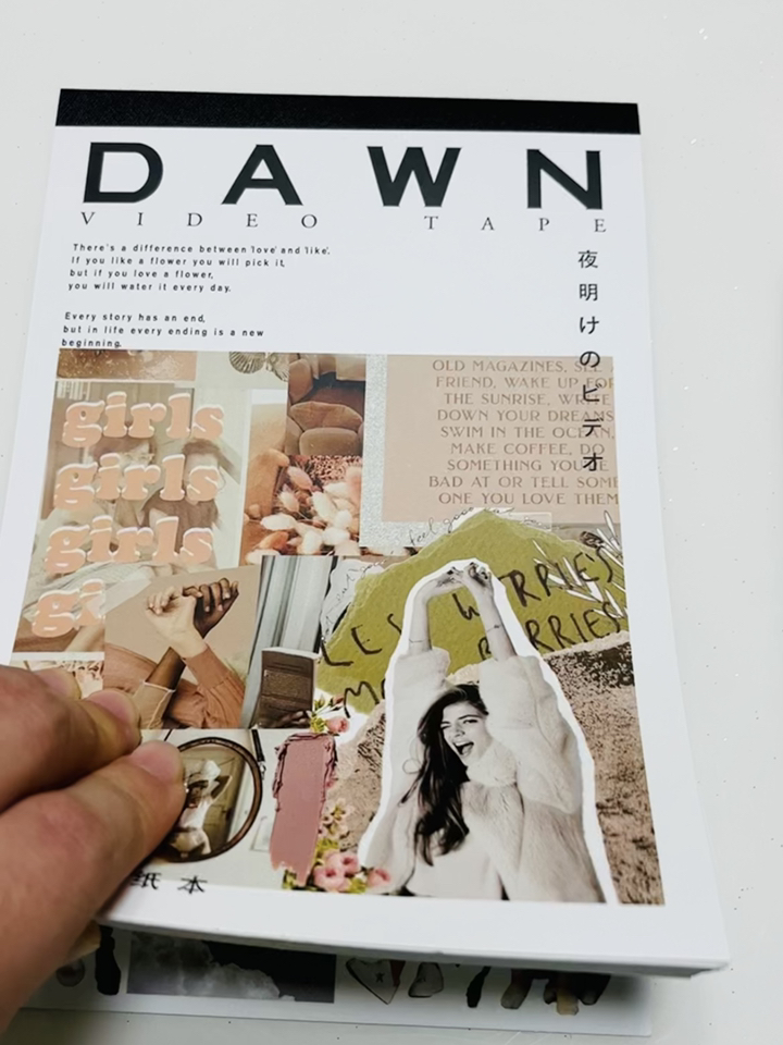 빈티지 50도안 인물 소품 레터링 다꾸 스티커북 2종
