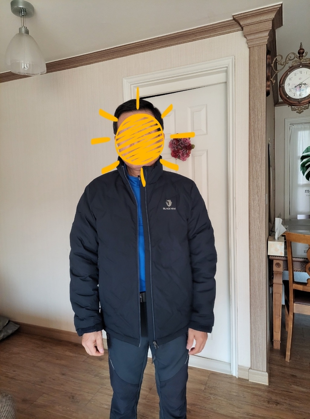 블랙야크 남성 B제로스팟2다운자켓 1BYAW2001 털빠짐 적은 무봉제 경량 구스 다운