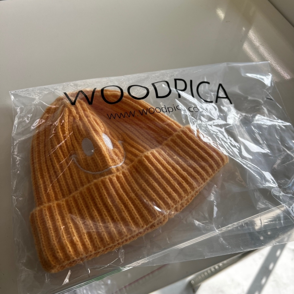 우드피카 유아동용 스마일 비니모자