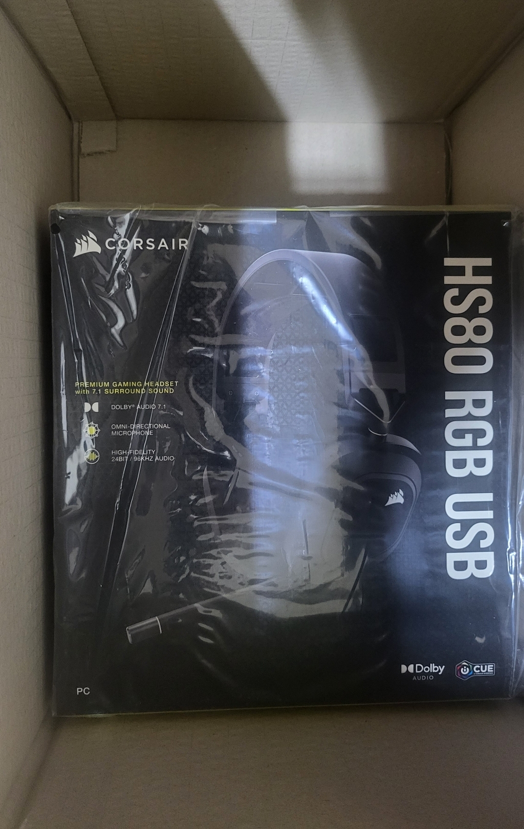 커세어 HS80 RB USB 71채널 게이밍 헤드셋