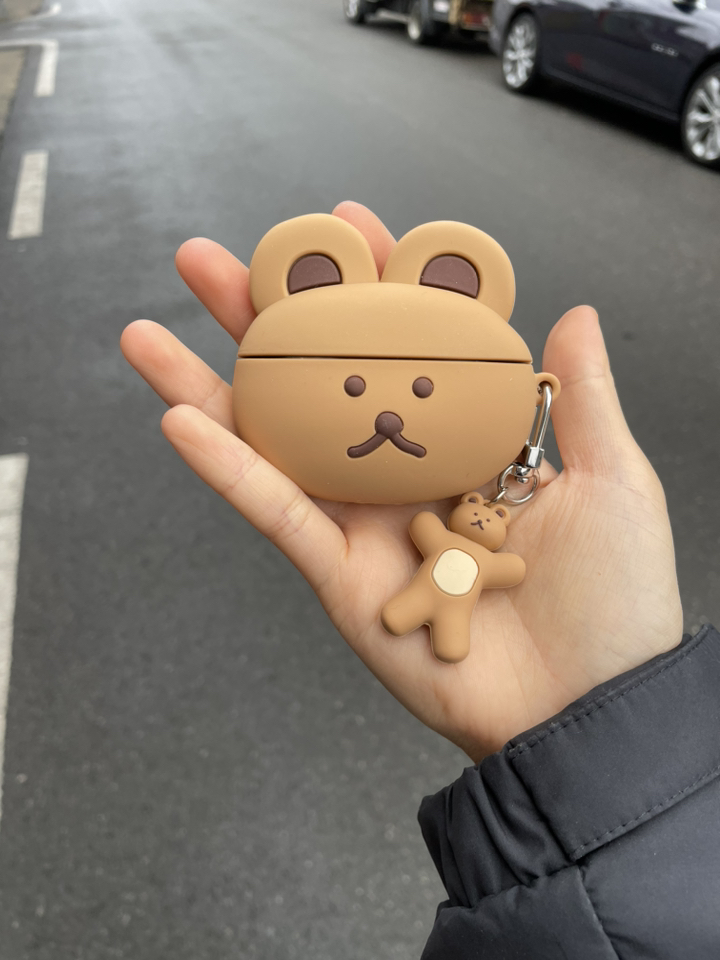 로마네 도낫도낫 베어 에어팟3 실리콘 케이스