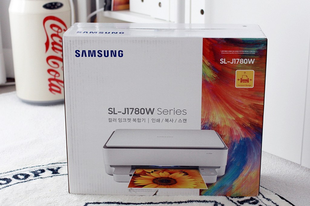삼성전자 가정용 WiFi 무선 컬러 잉크젯 복합기 S-J1780W  잉크