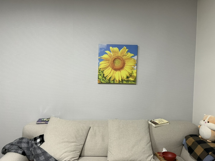 들꽃화방 해바라기 벽화 실내 캔버스 액자 풍수 인테리어 홈 장식 아이템 그림