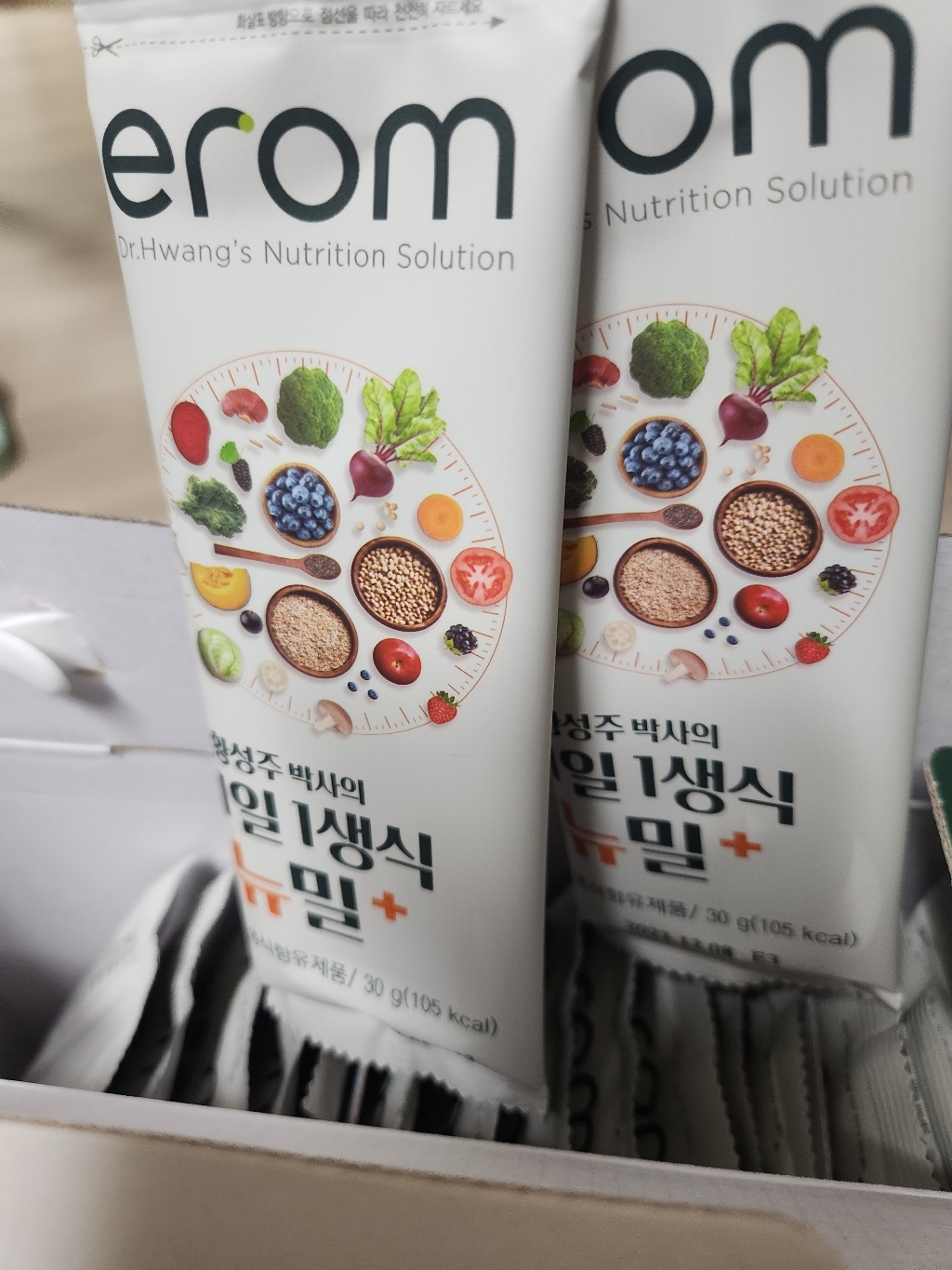 이롬 황성주 생식 이롬 황성주 박사의 1일 1생식 뉴밀 4박스/12주분