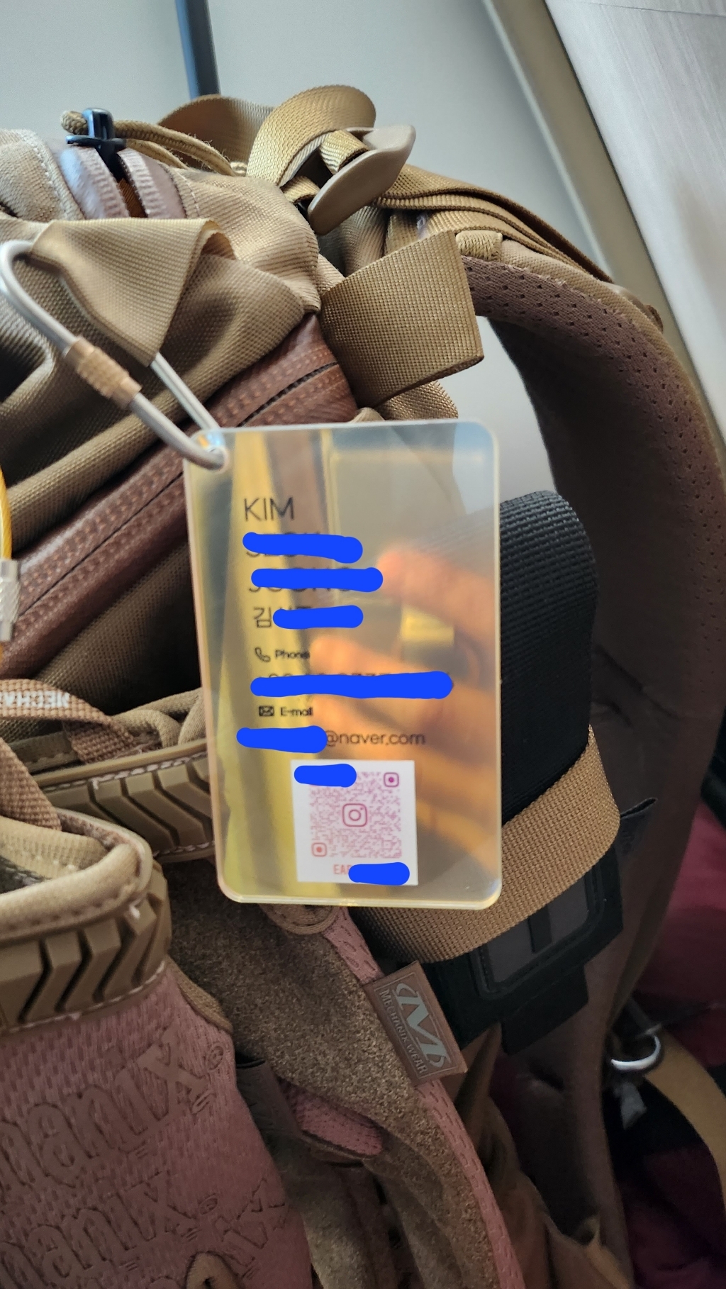 캐리어네임택 주문제작 여행네임택 등산네임택 골프네임택