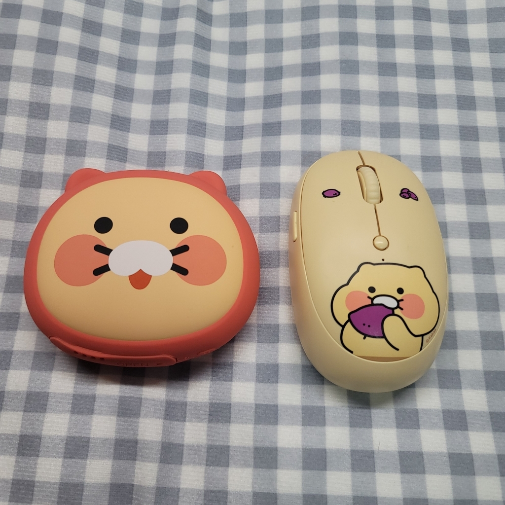 카카오프렌즈 NEW 얼굴형 손난로 보조배터리 Ah C타입 충전