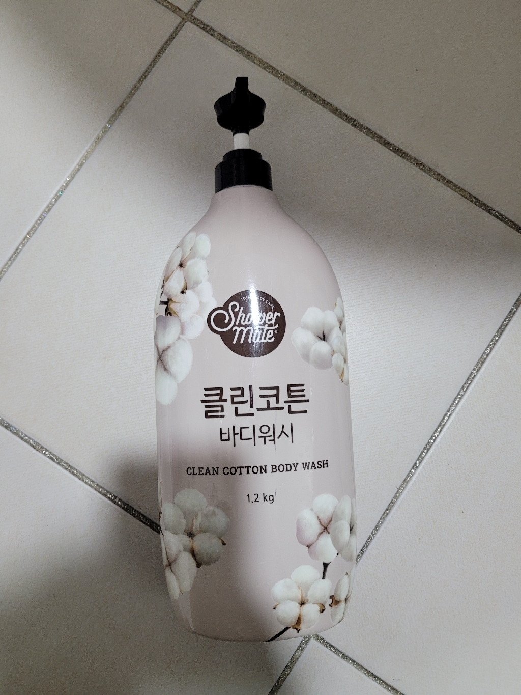 샤워메이트 클린코튼 바디워시 목화솜향