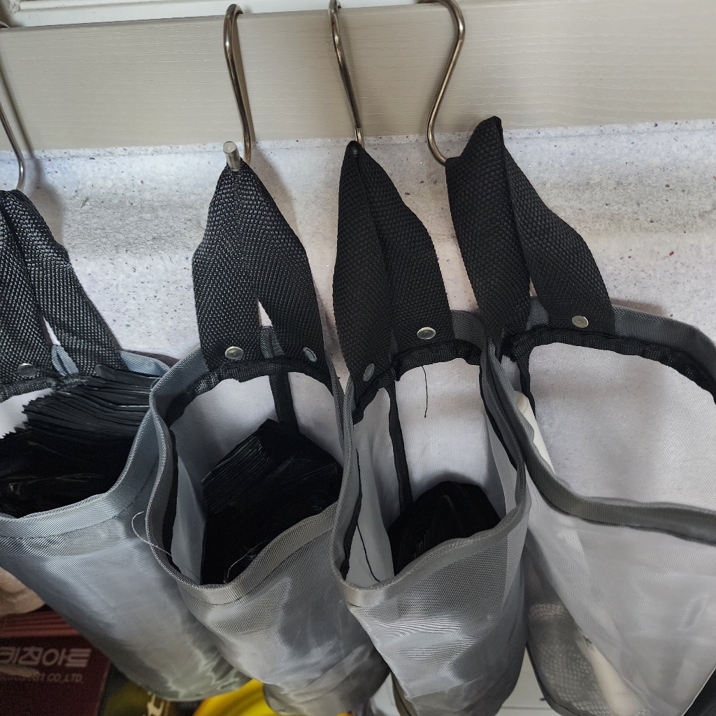살림하는집 주방 비닐봉지 비닐 봉투 수납 보관 정리함
