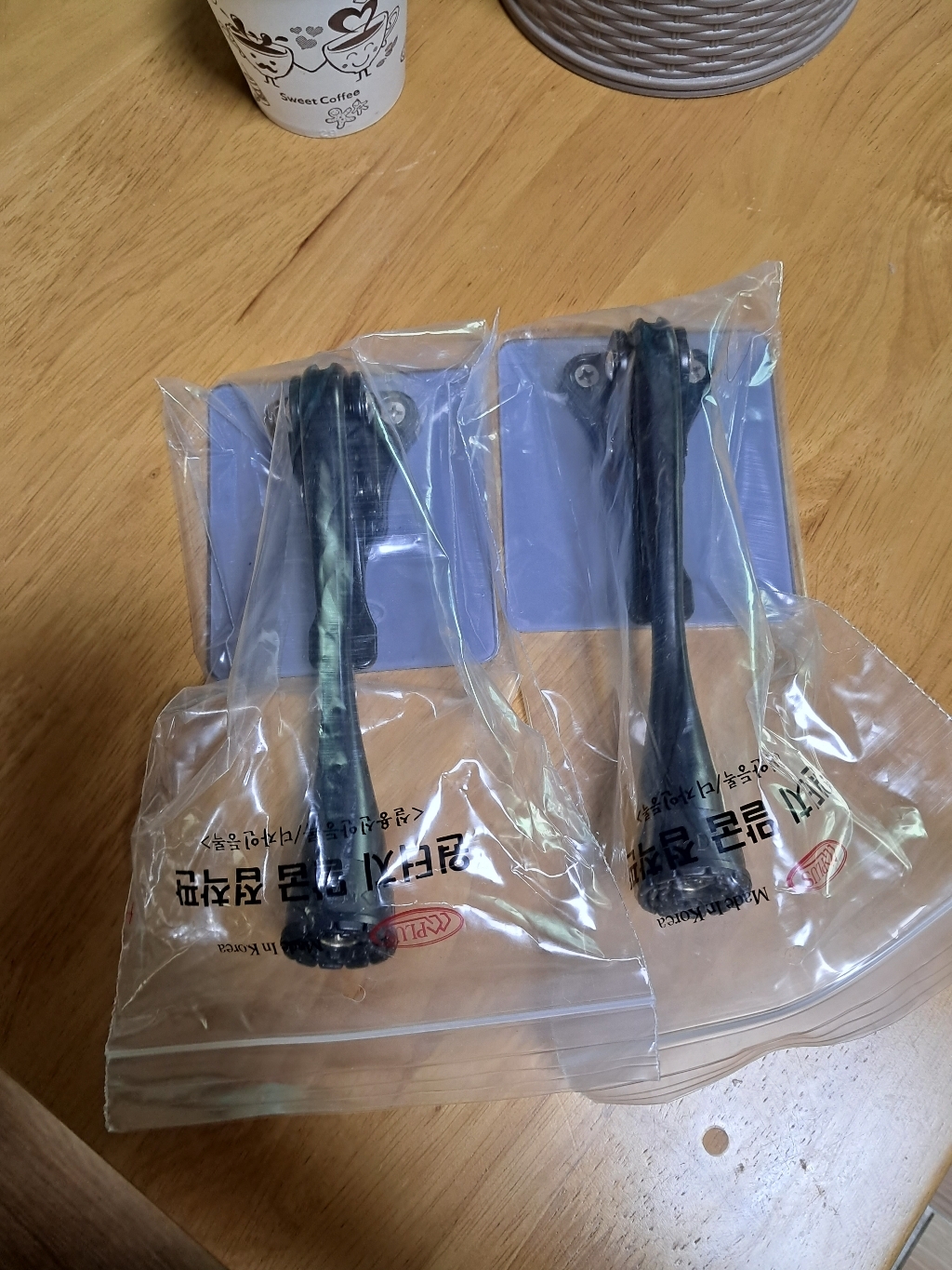 1초설치 무타공 도어스토퍼 원터치말발굽
