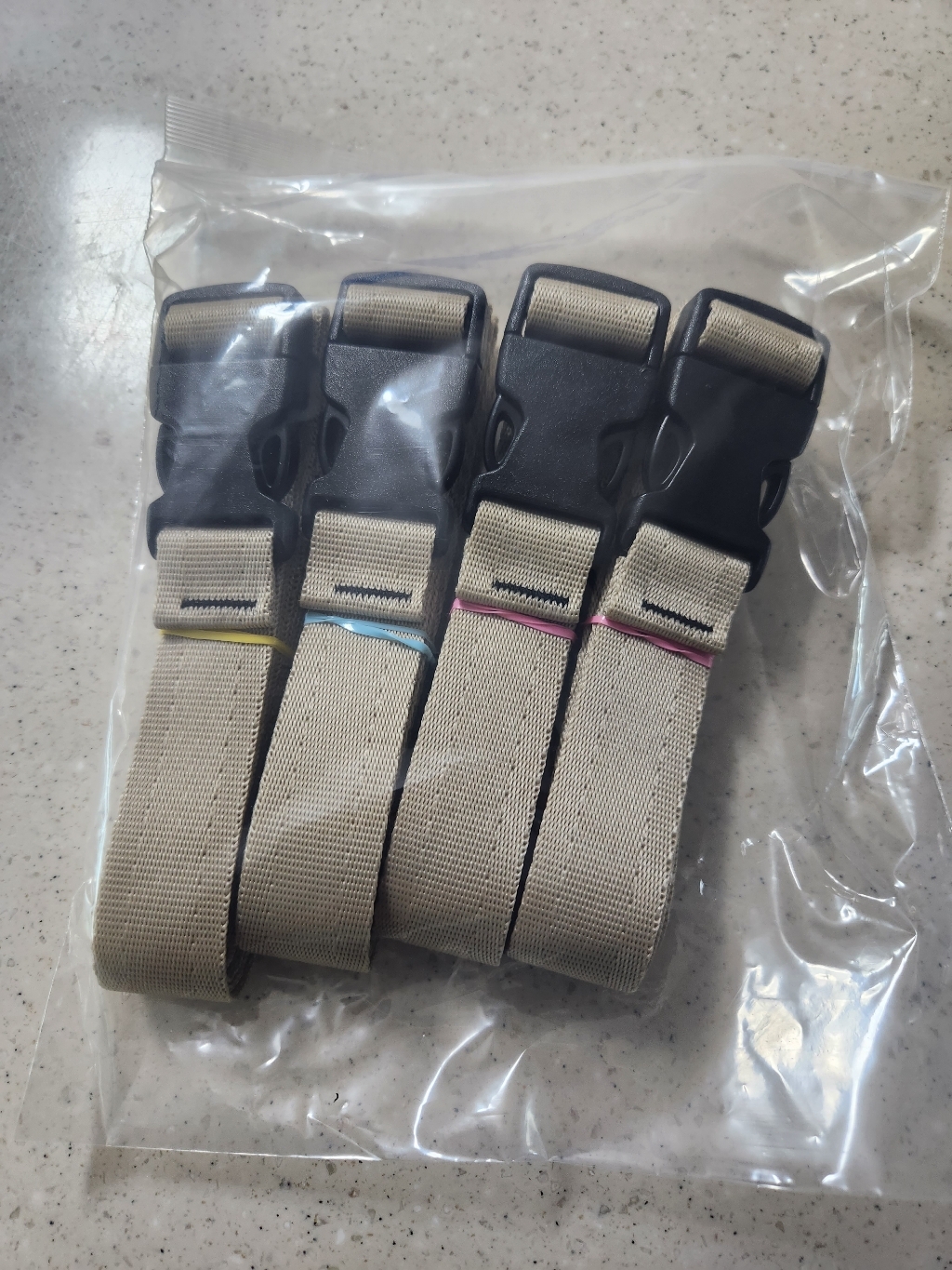 캠핑 다용도 압축 버클 웨빙 벨트 4개