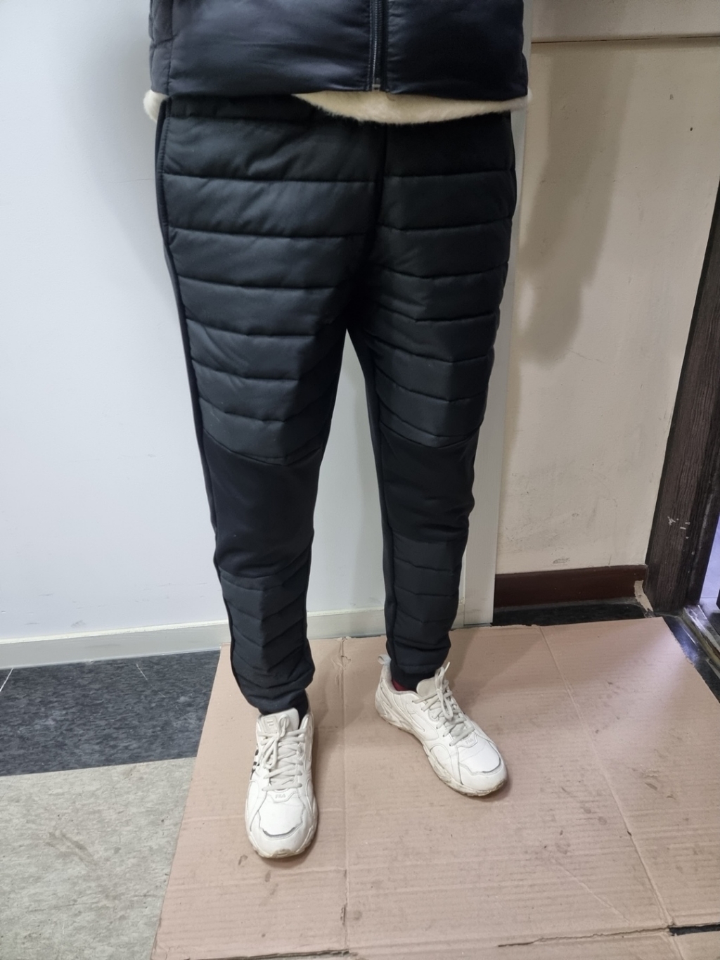 콘피아르 스판기모 배색 패딩팬츠 TCT03W