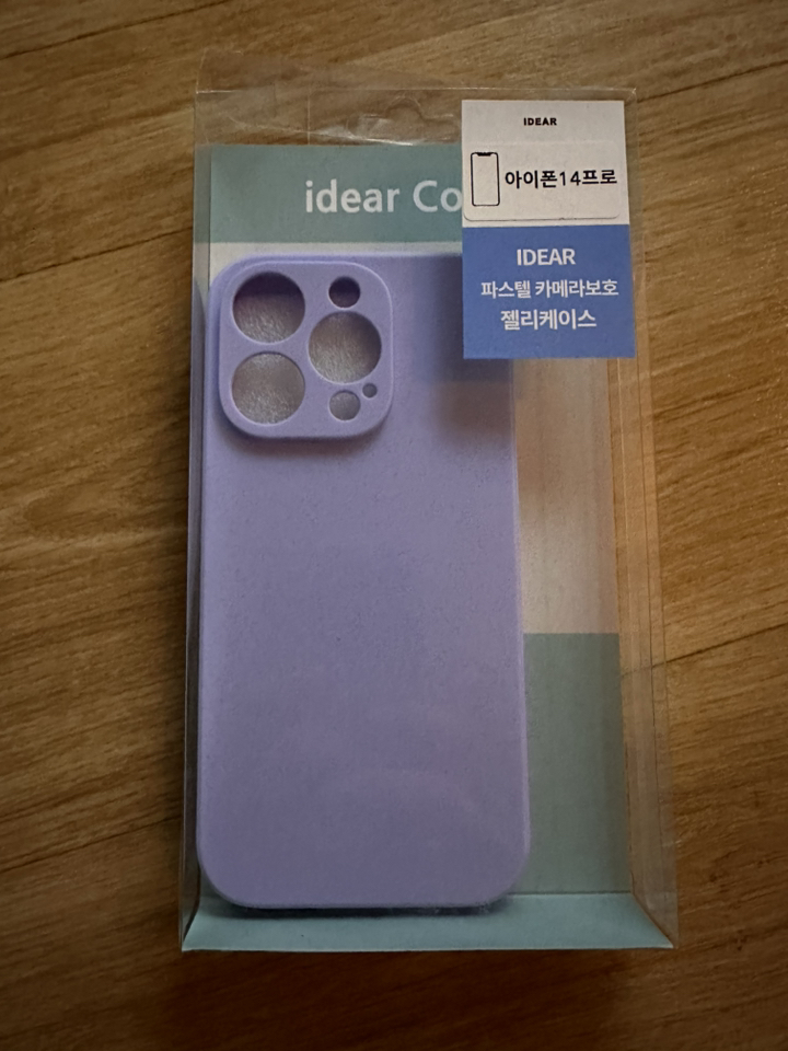 IDEAR 파스텔 카메라보 젤리 휴대폰 케이스