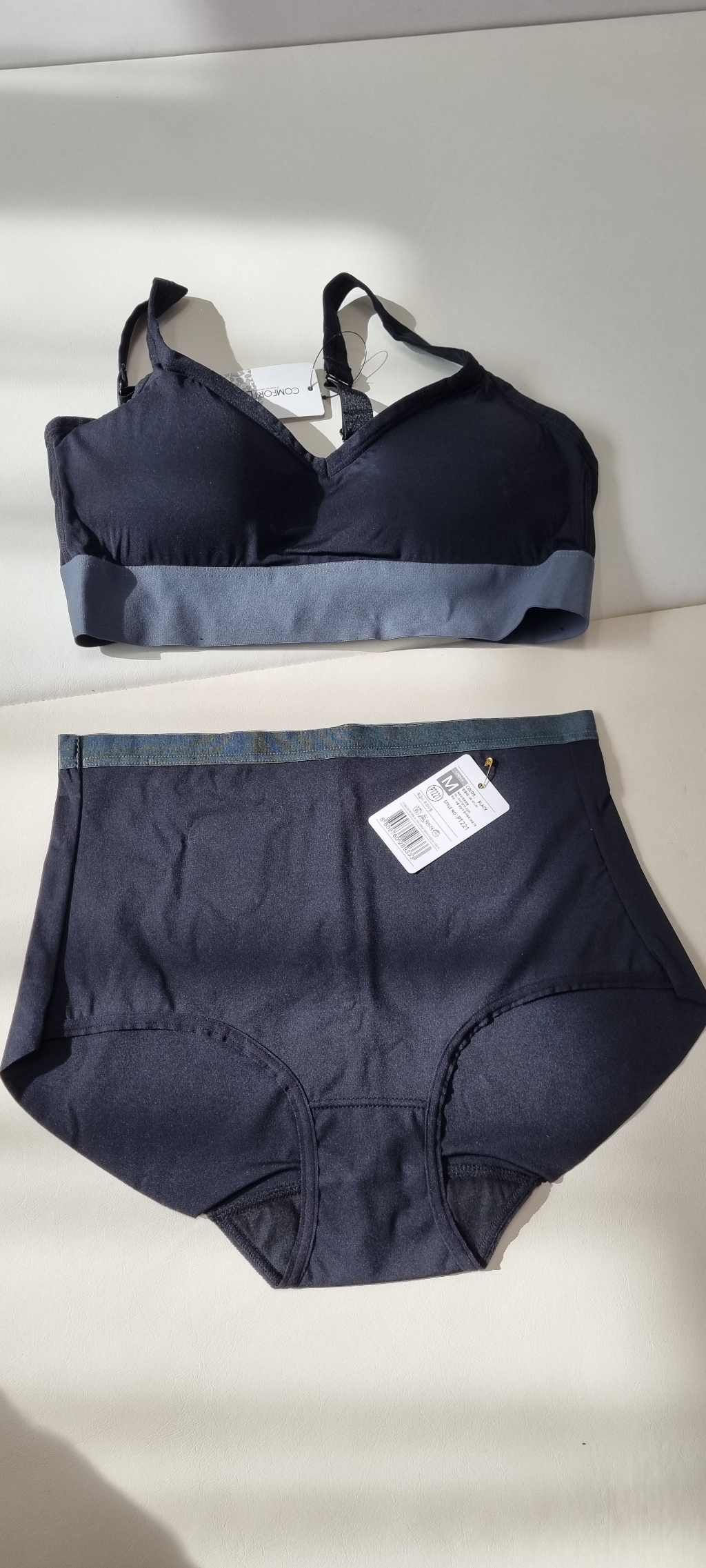 컴포트랩 빅사이즈 마카롱 웰핏 브라렛 팬티