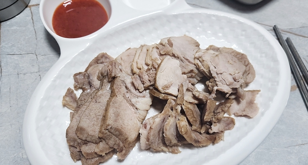 복선당 전통 목전지 보쌈 새우맛 양념 리뷰 후기