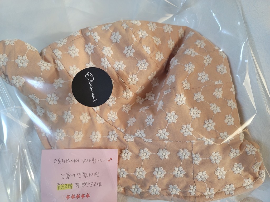 위드올리비아 여성 봄 여름 꽃무늬 벙거지 모자