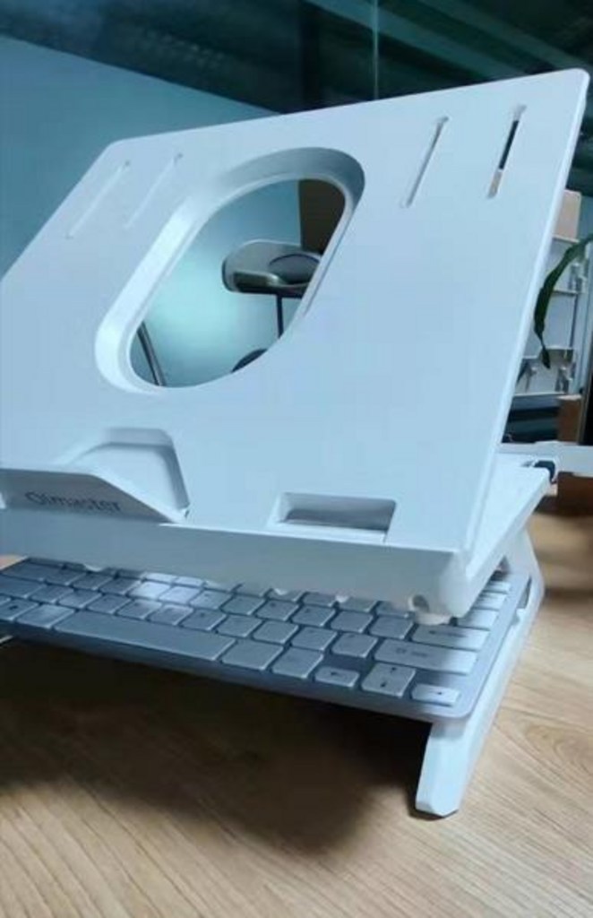 와이피 9단조절 휴대용 접이식 스탠드 받침대 각도조절 노트북 맥북 거치대 -Y9001B