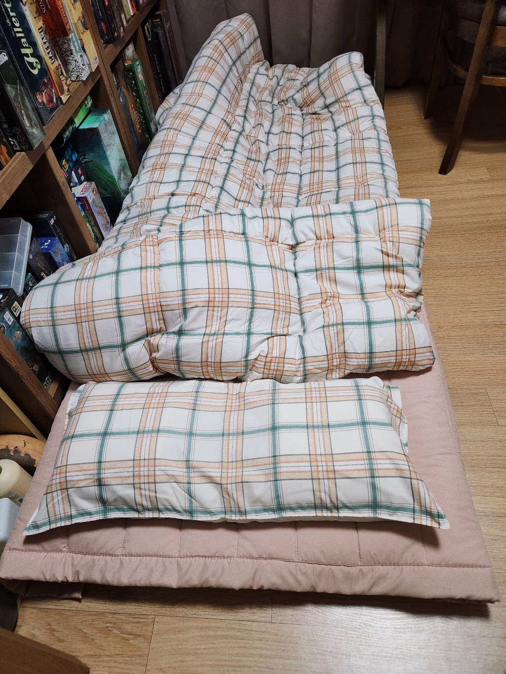 믹스앤매치 런던체크 항균 마이크로 차렵이불 베개커버