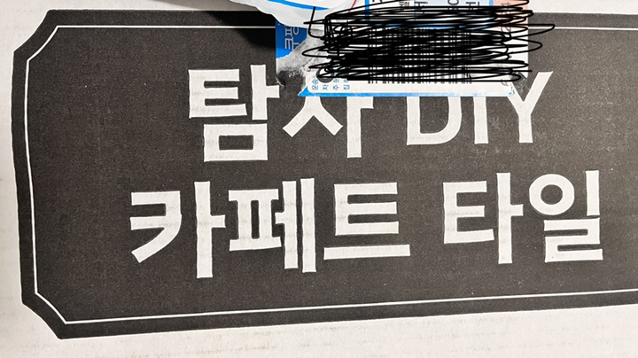 탐사 DIY 카페트 타일