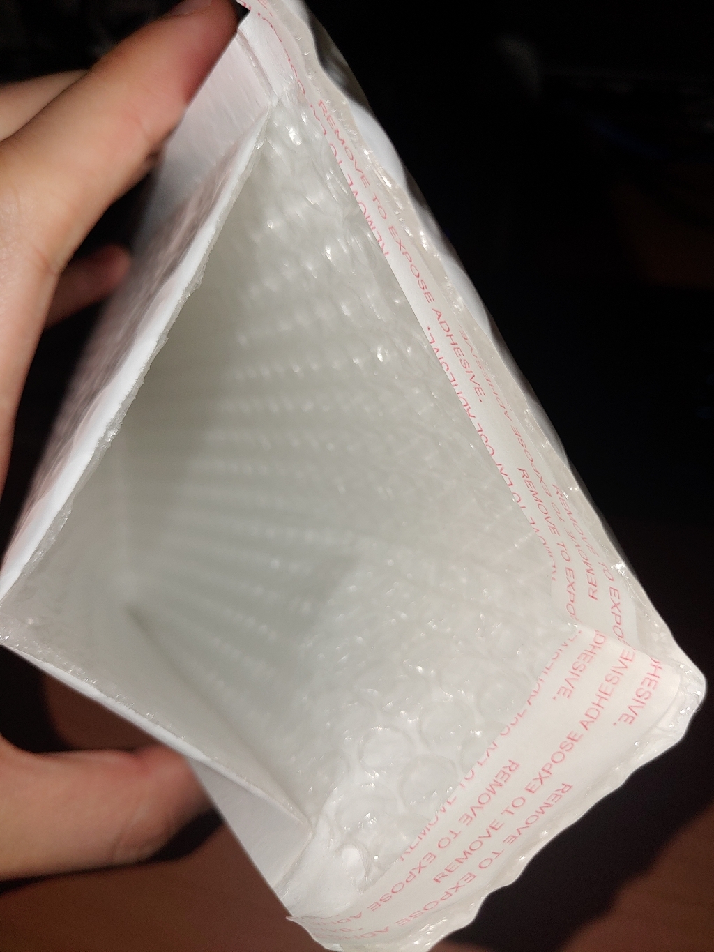 충격 방지 뽁뽁이 안전 봉투 화이트